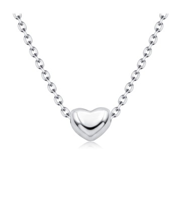 Heart Shaped Silver Necklace SPE-5778